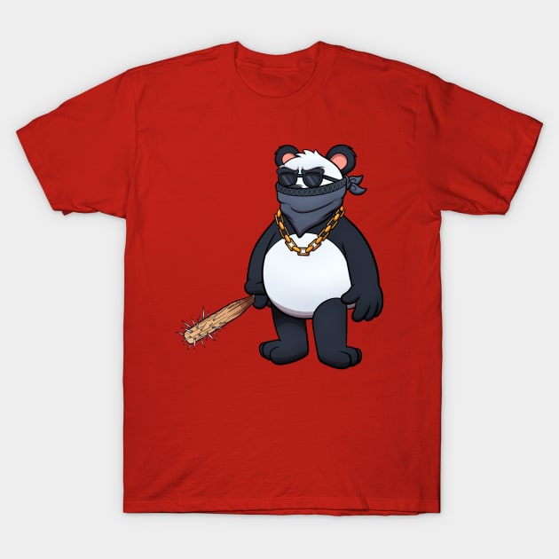 Panda Thug T-Shirt by TheMaskedTooner